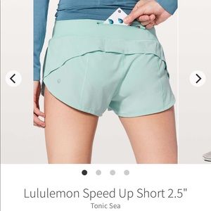Lululemon Speed Up Shorts sz 12